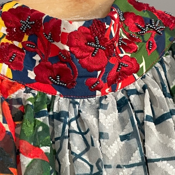 Bhanuni by JYOTI | Anthropologie | The Marilla Maxi Dress Halter Embroidery Boho - Picture 6 of 13